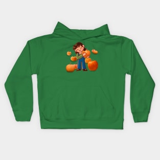 pumpkin pick Kids Hoodie